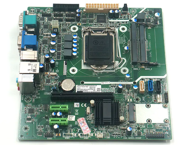 WINCOR NIXDORF K2-V1.1 POS 01750291582 23A-GD625 carte mère