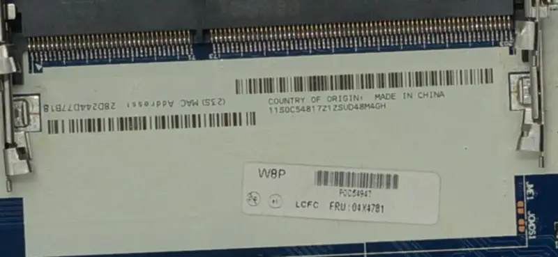 Lenovo 04X4781 Carte mère Thinkpad E540 NM-A161 AILE2