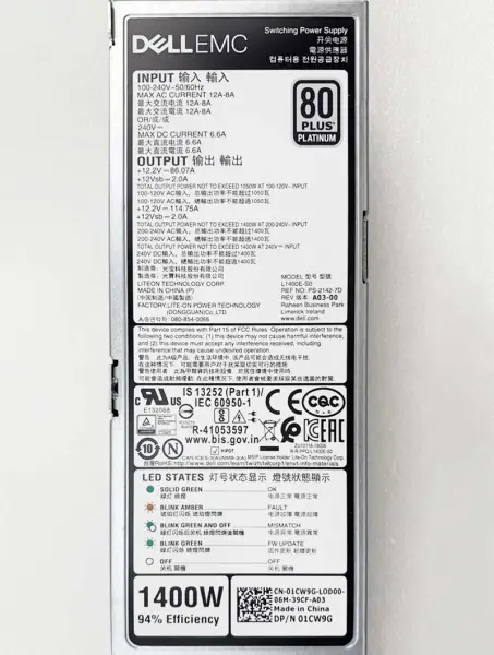 Emc 078-000-080 078-000-111-00 078-000-111 Sg9001 2200w Standby Power Supply