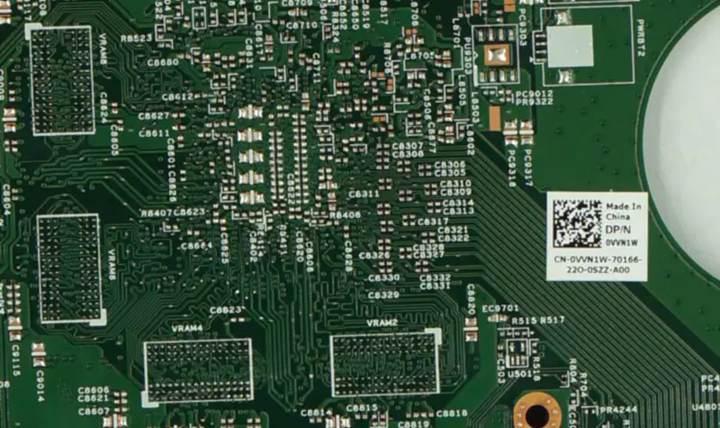 Carte mère Dell 15R N5110 0VVN1W