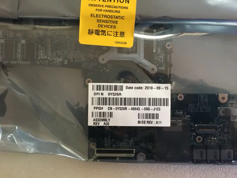 Dell Studio XPS 1340 0Y526R CN-0Y526R Y526R Carte mère DDR3 GT210M