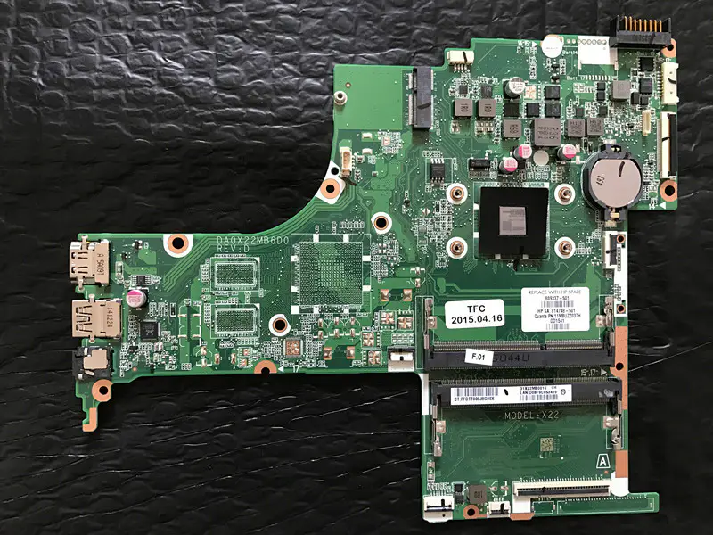 HP 809337-001 809337-501 809337-601 DA0X22MB6D0 Carte mère