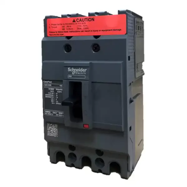 Schneider Disjoncteur tripolaire à boîtier moulé Easypact EZC100B 3P40A