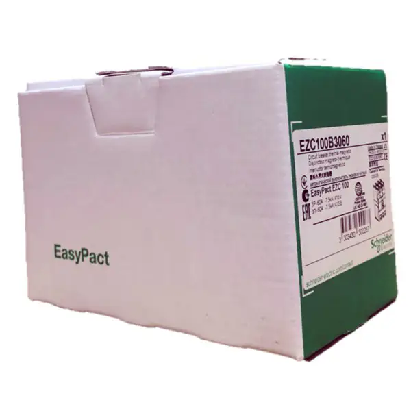 Disjoncteur tripolaire à boîtier moulé Easypact EZC100B 3P60A