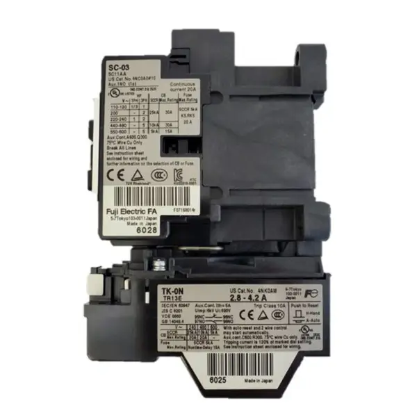 Démarreur magnétique électrique de haute qualité FUJI SW-03 220V 2.8~4.2 A