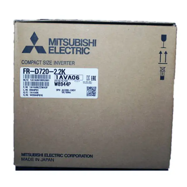 made in Japan Mitsubishi FR-D720-165-NA FR-D700 Series VFD