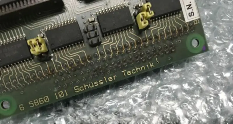 SCHUSSLER TECHNIK 5860 101 22.2800.101CNA MASTER carte mère industrielle