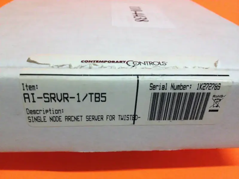 CONTRÔLES CONTEMPORAINS AI-SRVR-1/TB5