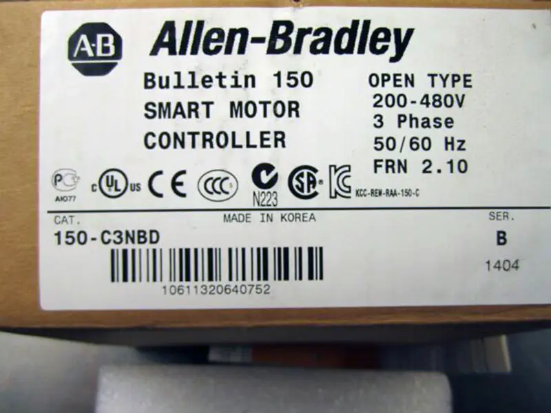 Allen bradley Démarreur progressif 150-c60nbd 150-F251NBD 150F251NBD