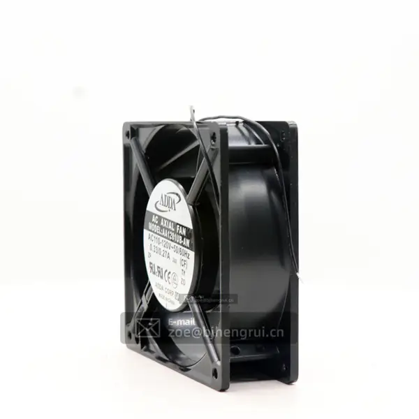 ADDA AA1281UB-AW 120MM 115VAC 107CFM 48.1DB 12038 Axial Cooling Fan