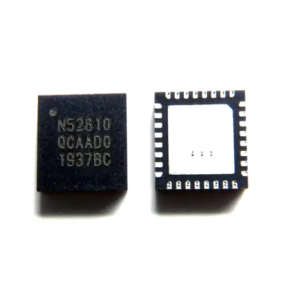 Puce RF BLE5.0 à faible consommation NRF52810-QCAA-T NRF52810-QCAA-R NRF52810-QCAA-R7 IC RF TXRX+MCU BT 32WFQFN