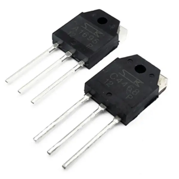 Audio Power Pipes Composant électronique IC Chip A1695 C4468 2SA1695 2SC4468 TRANS PNP 140V 10A TO3P