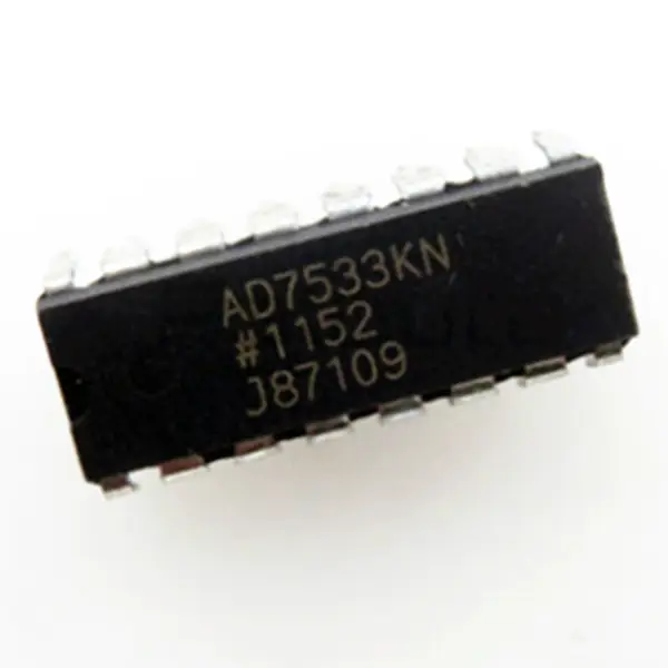 Convertisseur analogique-numérique IC chip AD7533 AD7533KNZ AD7533JNZ AD7533LN IC DAC 10BIT A-OUT 16DIP