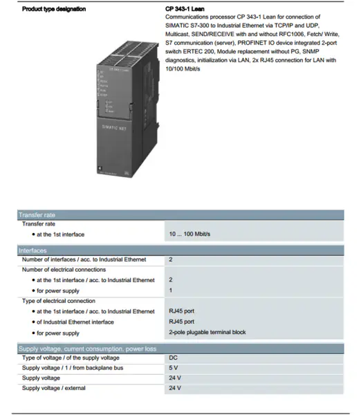 Contrôleur Siemens 6GK5774-1FX00-0AA0 6GK57741FX000AA0