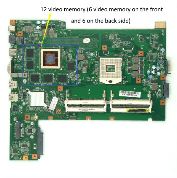 Carte mère Asus G74SX