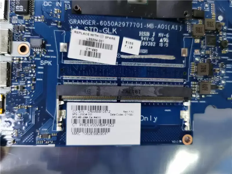 HP Probook 450 G2 784118-001 784118-501 Carte mère ZPL40/ZPL50/ZPL70 LA-B181P