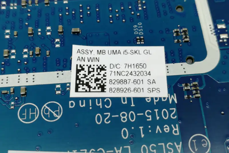 HP 858583-001 858583-501 858583-601 Carte mère LA-D703P