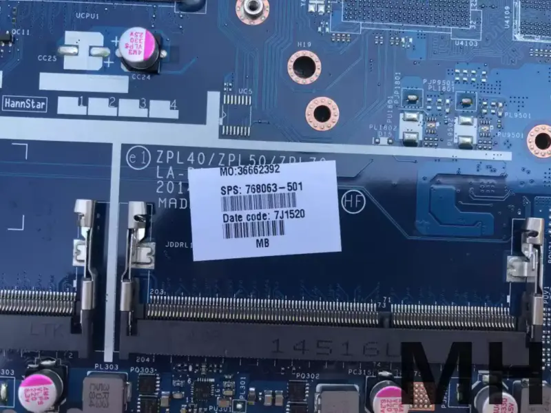 HP Spectre x360 861993-001 861993-501 861993-601 DAY0DEMBAB0 Carte mère