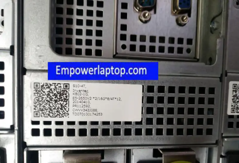Carte mère serveur Inventec K802-1G 1395T2618102 E5-2650V2