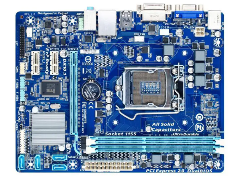 Carte mère Gagibyte GA-H61M-DS2 DVI