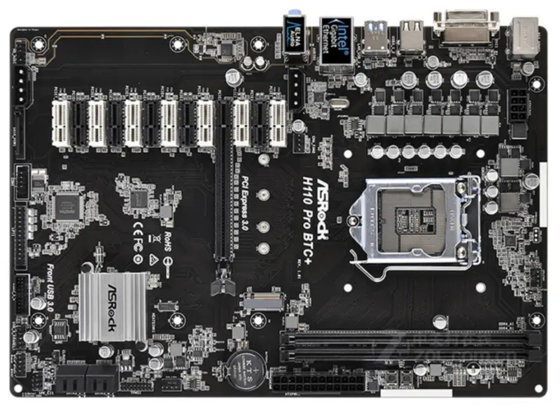 Carte mère Asrock H110 Pro BTC+ LGA1151 DDR4
