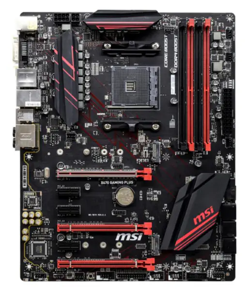 Carte mère MSI X470 GAMING PLUS Socket AM4