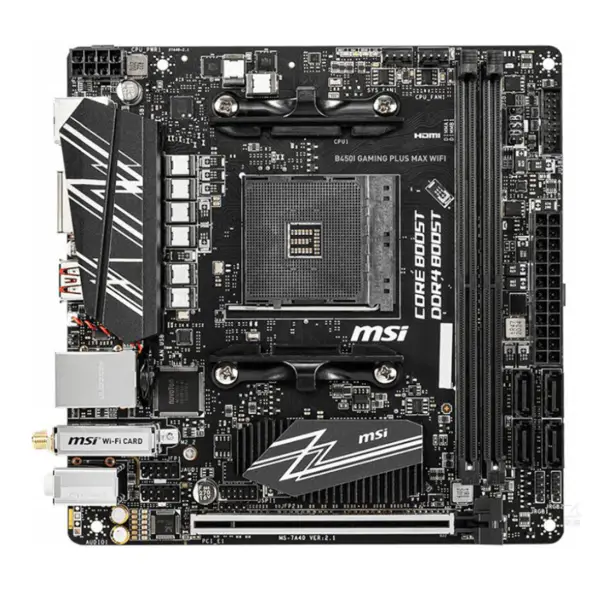 MSI B450I GAMING PLUS MAX WIFI Carte mère Socket AM4 DDR4