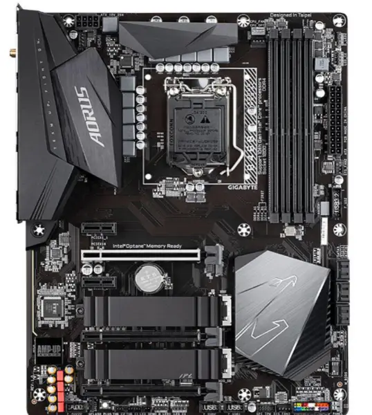 Carte mère Gigabyte GA B460 AORUS PRO AC LGA 1200 Pour Intel B460 HD Graphics ATX DDR4 128GB M.2