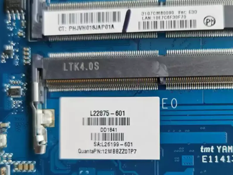 Carte mère HP Pavilion 15-CU L22875-601 L22875-001 DAG7CMB16E0