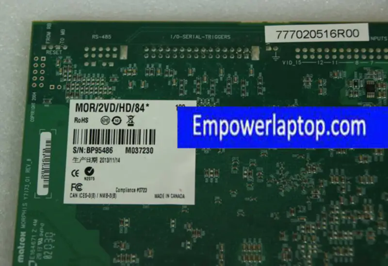 Carte d'acquisition Matrox MOR/2VD/HD/84 Y7173_01