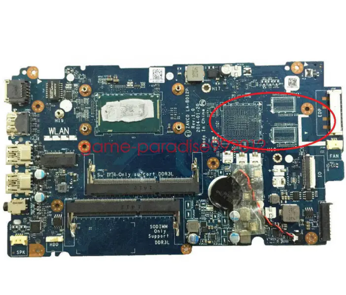 Carte mère Dell LA-B012P