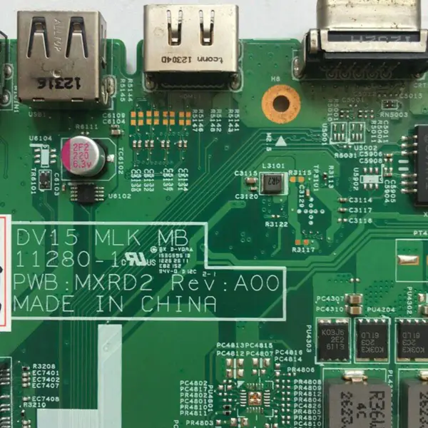 Dell 0W8N9D Carte mère Dell Inspiron 3520 Carte mère ATX
