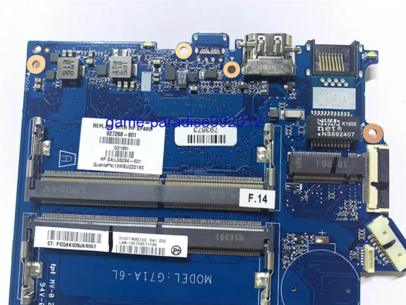 Carte mère HP 927268-601