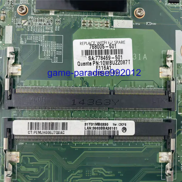Carte mère HP 768005-501