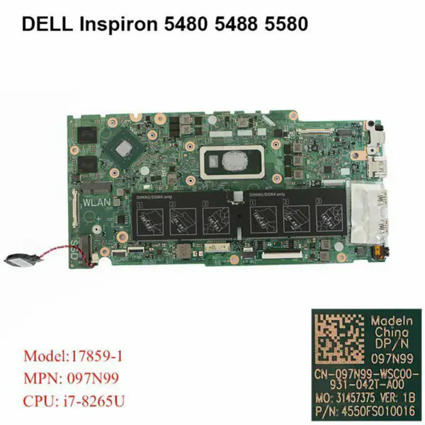 Carte mère Dell 097N99