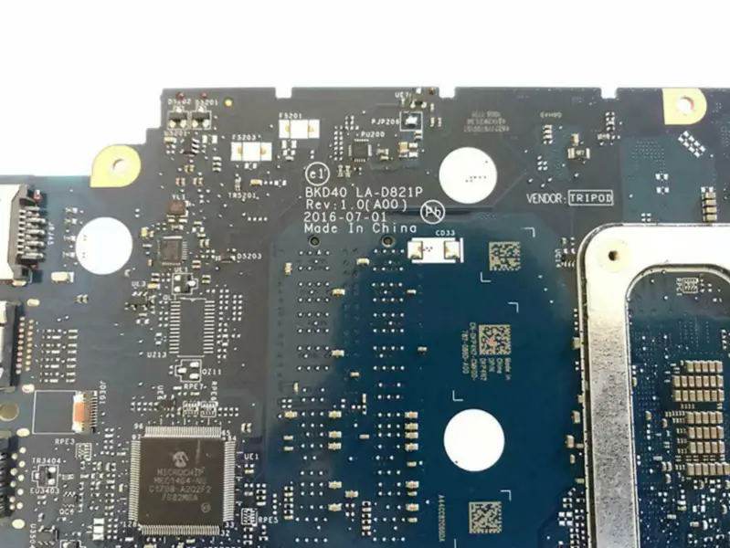 Carte mère Dell LA-D821P