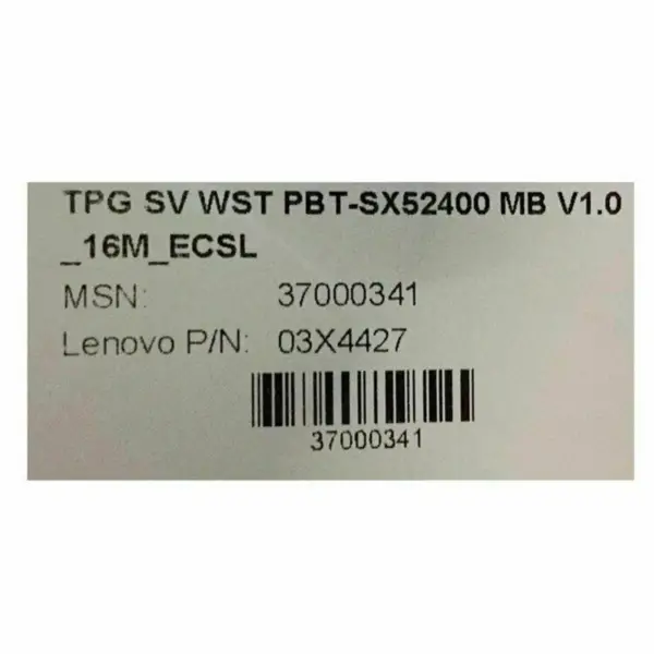 Carte mère Lenovo 03X4427