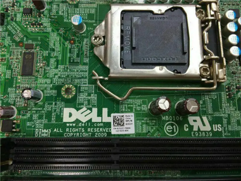 Carte mère Dell 0C522T 980