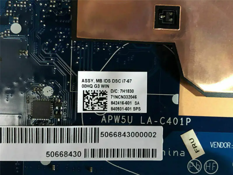 Carte mère HP 840931-601