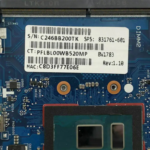 Carte mère HP 831761-001