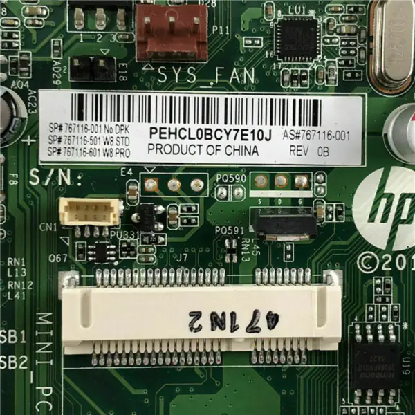 Carte mère HP 767116-001