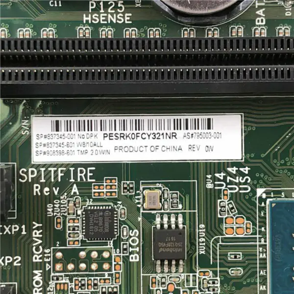 Carte mère HP 795003-001
