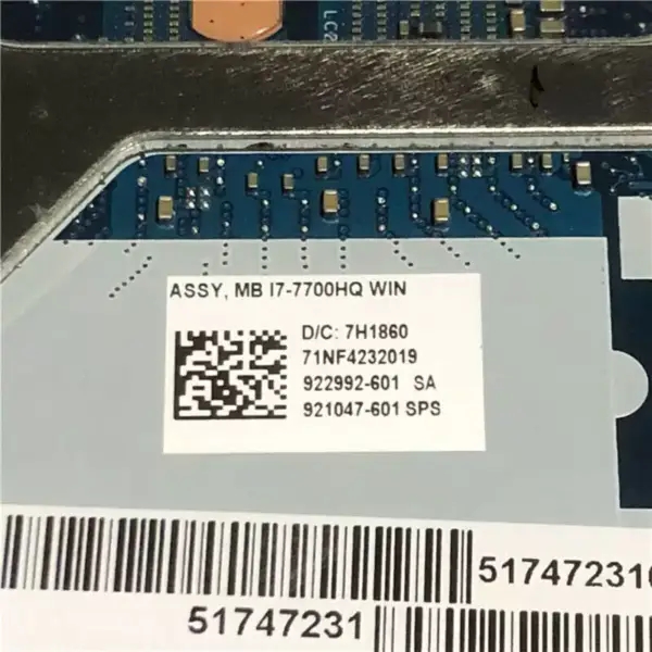 Carte mère HP 921047-601