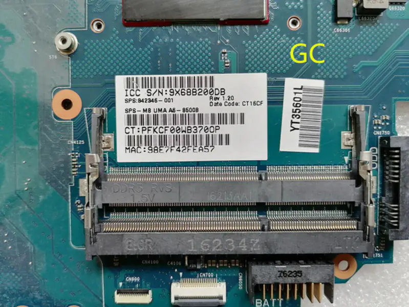Carte mère HP 842346-001