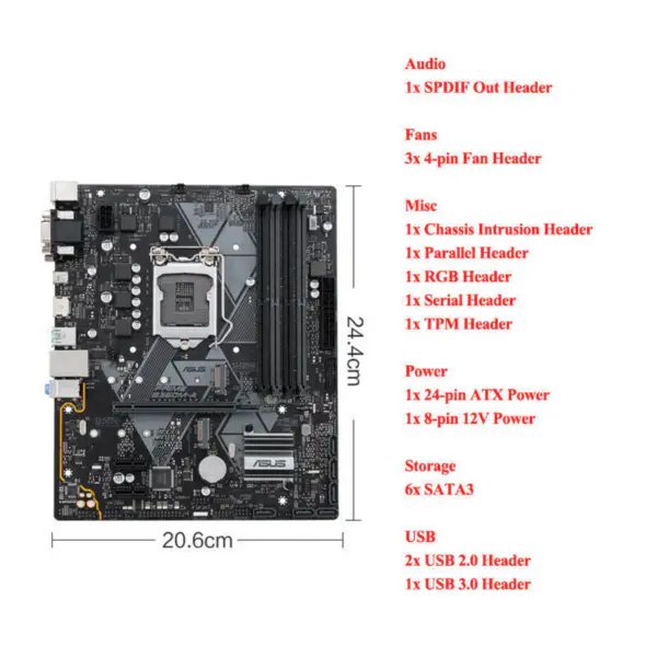 Carte mère Asus PRIME B360M-A