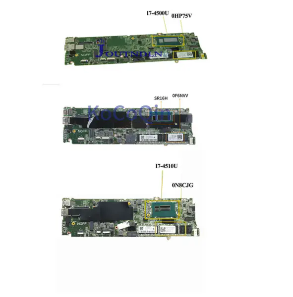 Carte mère HP 0HP75V 0N8CJG N8CJG I7-4510U 0F6NVV F6NVV I7-4650U