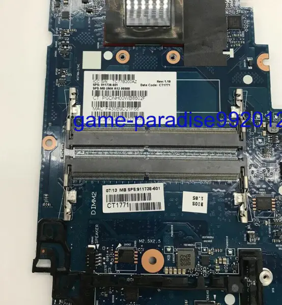 Carte mère HP 911738-601