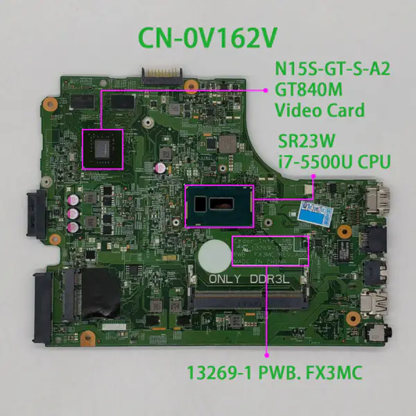 Carte mère Dell 0V162V