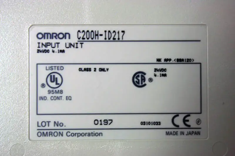 Omron C200HID217 C200H-ID217 PLC Module