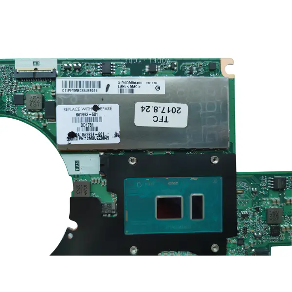 HP Spectre x360 861993-001 861993-501 861993-601 DAY0DEMBAB0 Carte mère